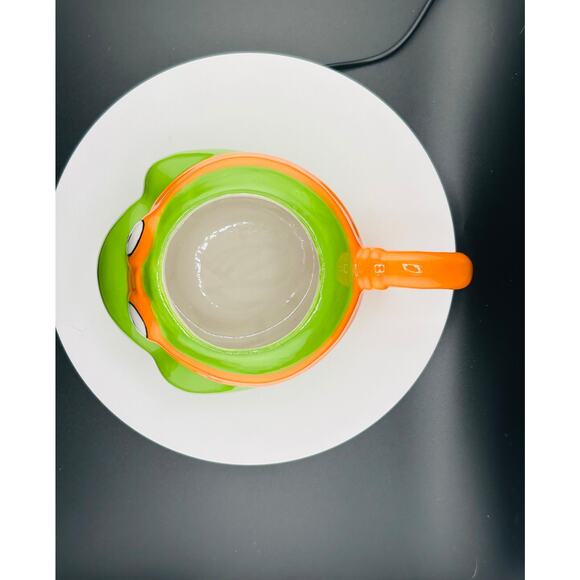 TMNT 3D Sculpted Mug – Michelangelo Ceramic Coffee Cup – Ninja Turtles Collectib - Picture 5 of 6